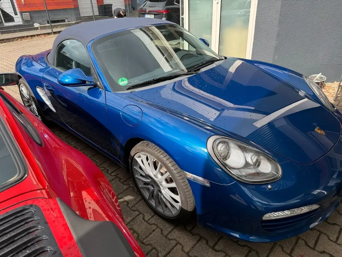 Gebraucht Porsche Boxster 256 PS (188 kW) 2010 Blau Cabrio