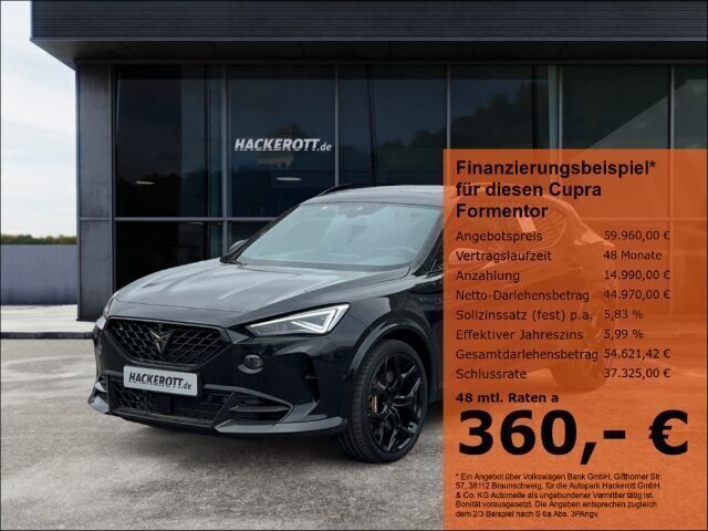 Schwarz Neu 2025 Cupra Formentor VZ SUV | 59.960 € (Etwas zu teuer) - Bild 1/4