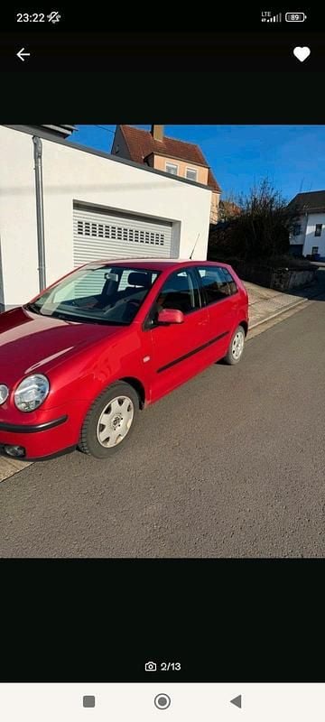 Gebraucht VW Polo 2002 Rot Kleinwagen