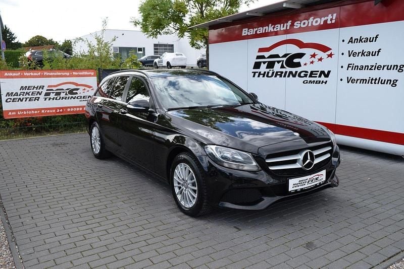 Schwarz Gebraucht 2015 Mercedes C220 Kombi | 9.990 € (Fairer Preis) - Bild 1/4
