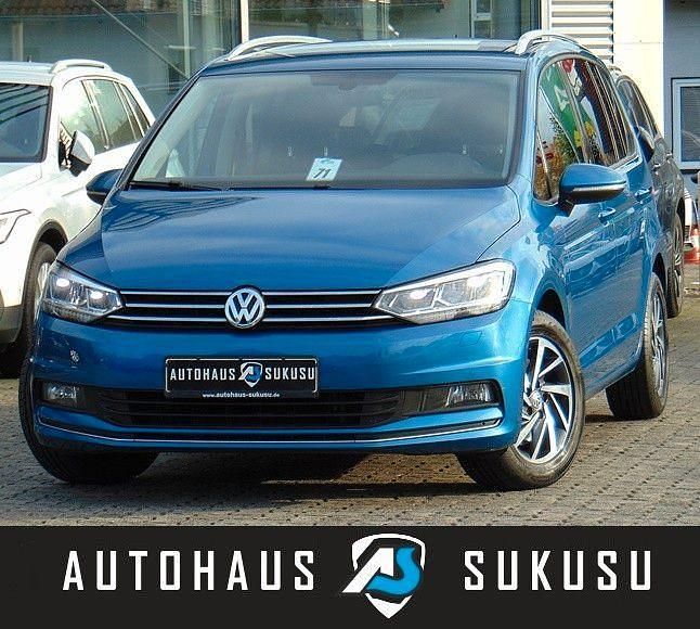 Blau Gebraucht 2017 VW Touran Sound Van / Kleinbus | 16.990 € (Fairer Preis) - Bild 1/4