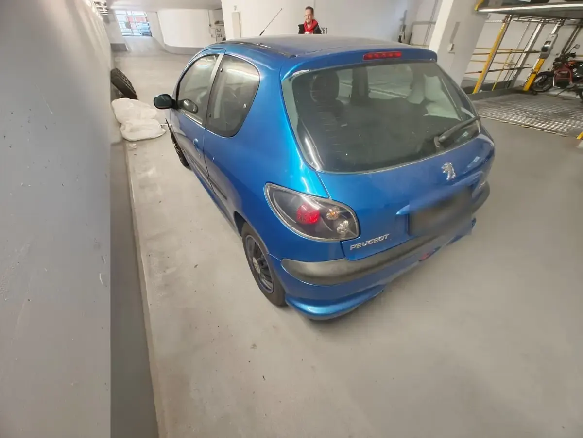 Gebraucht Peugeot 206 88 PS (64 kW) 2004 Blau Kleinwagen