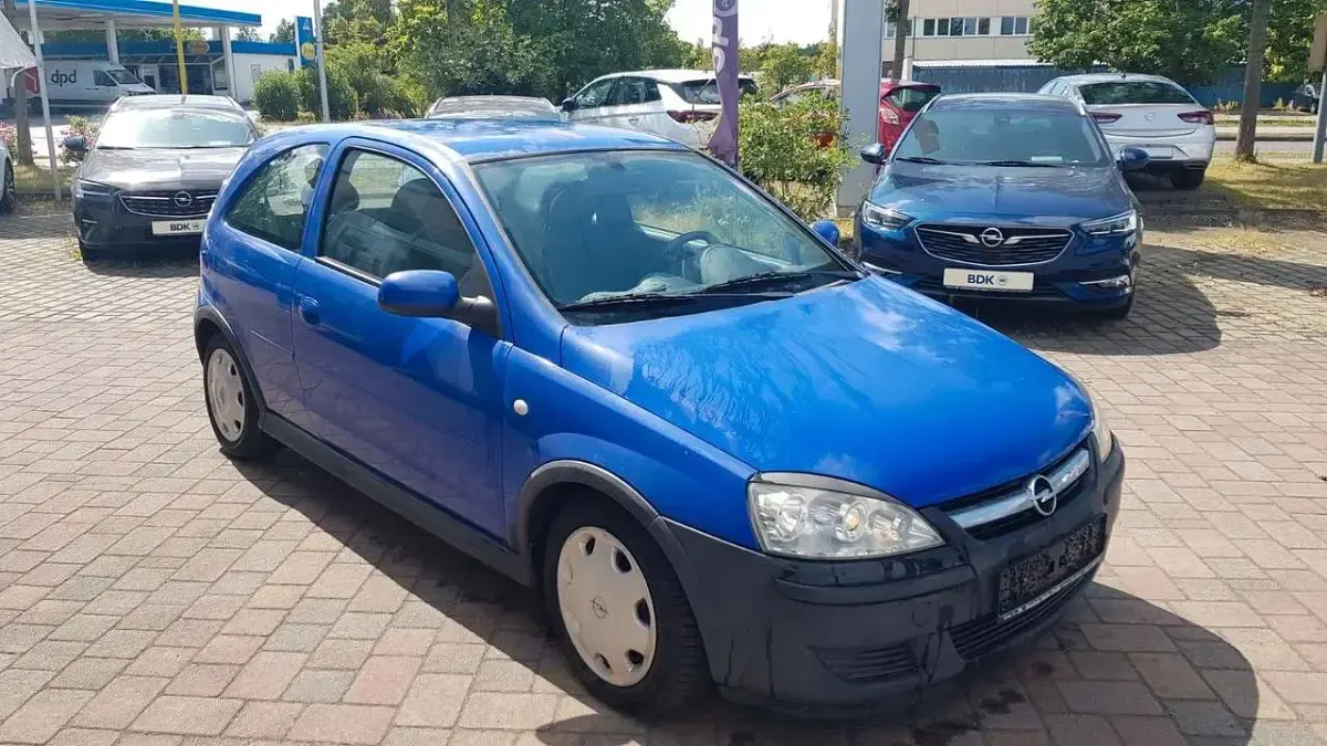 Gebraucht Opel Corsa Edition 60 PS (44 kW) 2006 Atlantisblau/blue Kleinwagen