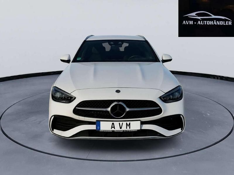 Gebraucht Mercedes C200 AMG 204 PS (150 kW) 2022 Polarweiss  unilack Kombi