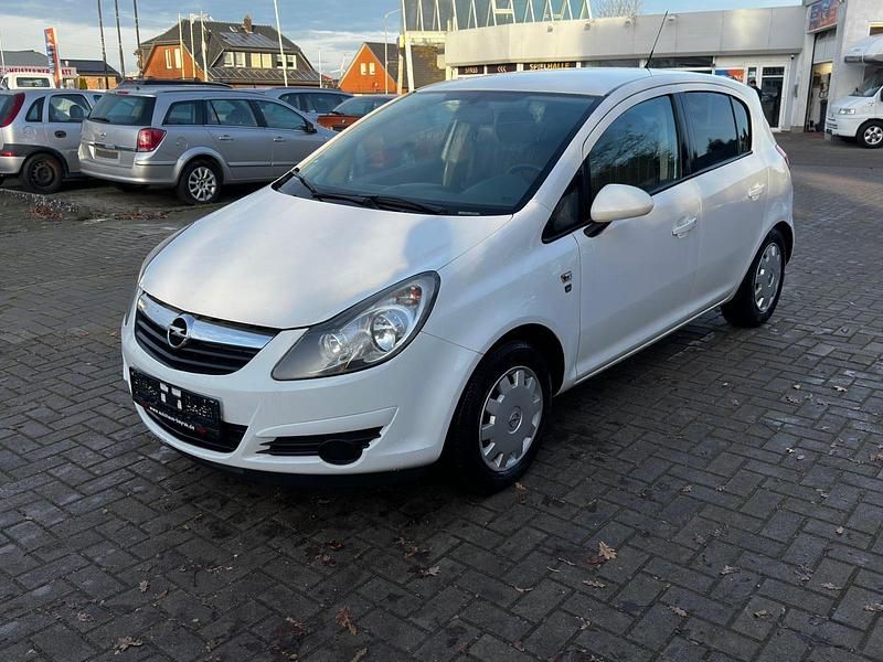 Weiß Gebraucht 2010 Opel Corsa Kleinwagen | 1.099 € - Bild 1/4