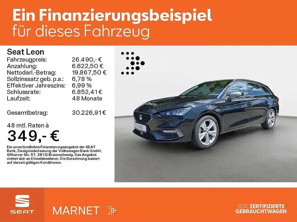 Gebraucht Seat Leon FR 150 PS (110 kW) 2025 Schwarz Limousine