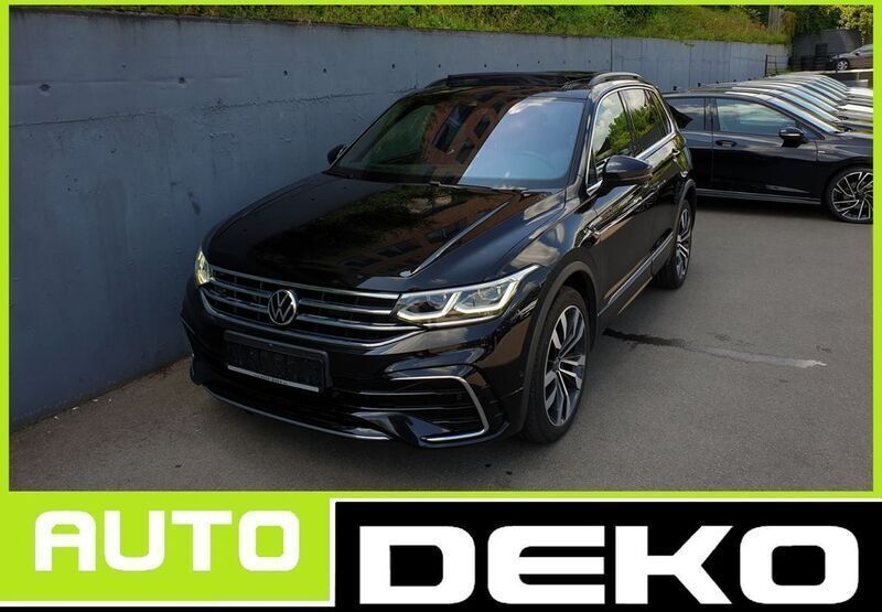 Schwarz Gebraucht 2020 VW Tiguan R-line SUV | 35.370 € (Fairer Preis) - Bild 1/4