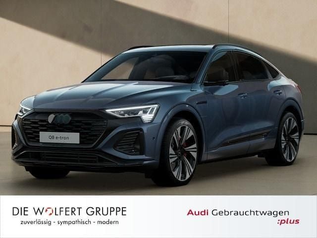 Plasmablau metallic Gebraucht 2024 Audi Q8 Sportback e-tron S-Line SUV | 72.210 € (Teuer) - Bild 1/2