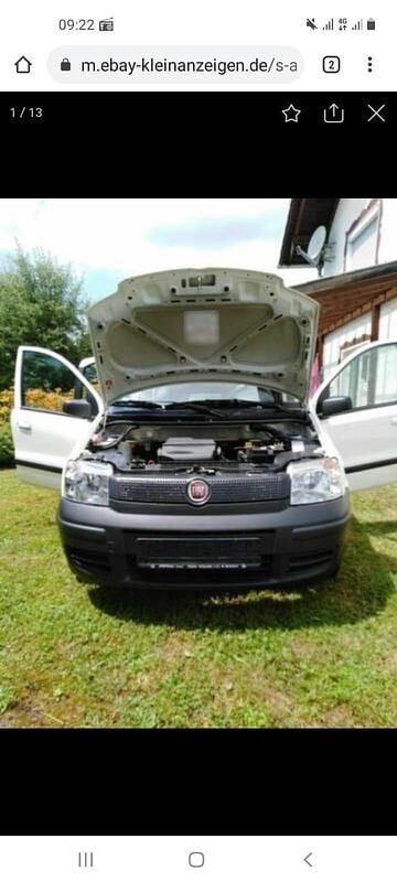 Gebraucht Fiat Panda 54 PS (39 kW) 2009 Weiß Kleinwagen