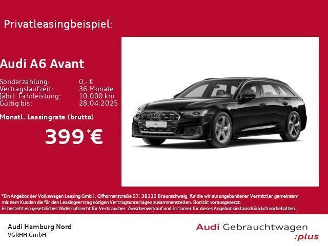 Schwarz Gebraucht 2024 Audi A6 S-Line Kombi | 50.220 € - Bild 1/4