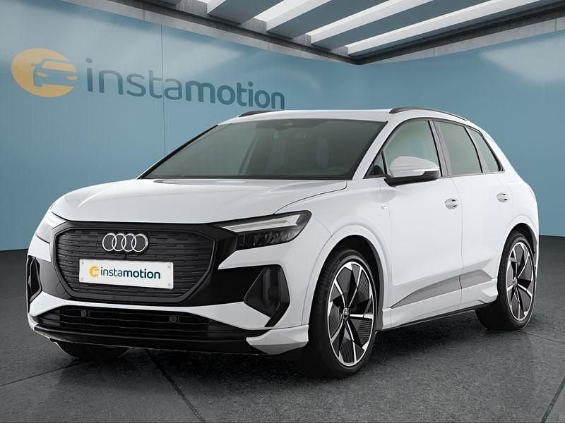 Weiß Gebraucht 2022 Audi Q4 e-tron S-Line SUV | 34.149 € (Fairer Preis) - Bild 1/4