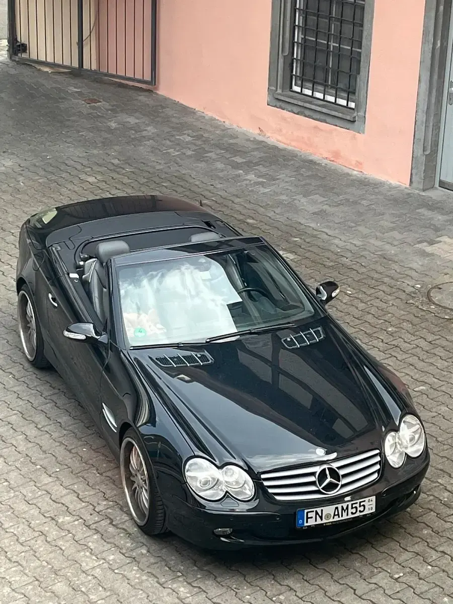 Gebraucht Mercedes SL500 300 PS (220 kW) 2003 Schwarz Cabrio