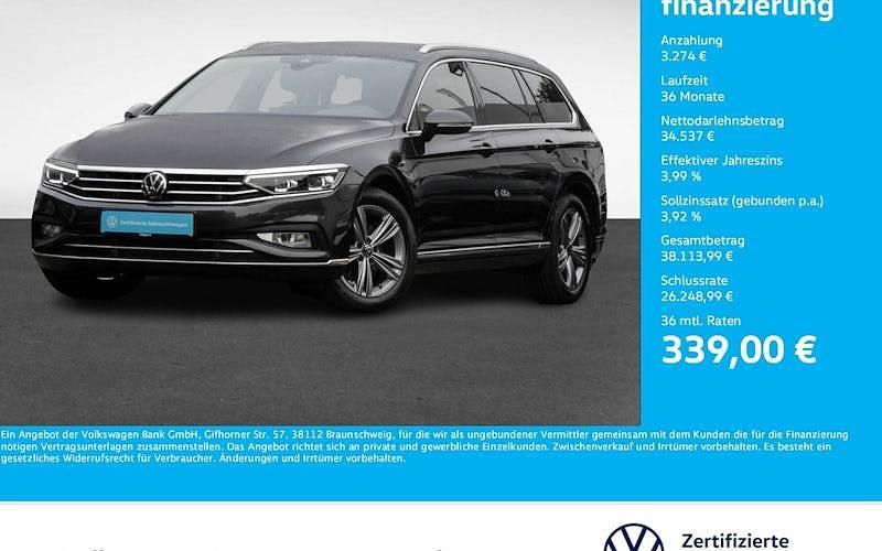 Grau Gebraucht 2024 VW Passat Elegance Kombi | 37.811 € (Guter Preis) - Bild 1/4