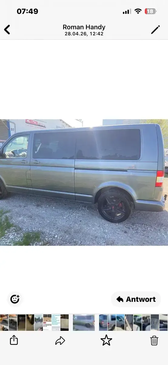 Gebraucht VW Transporter 190 PS (139 kW) 2010 Grau Van