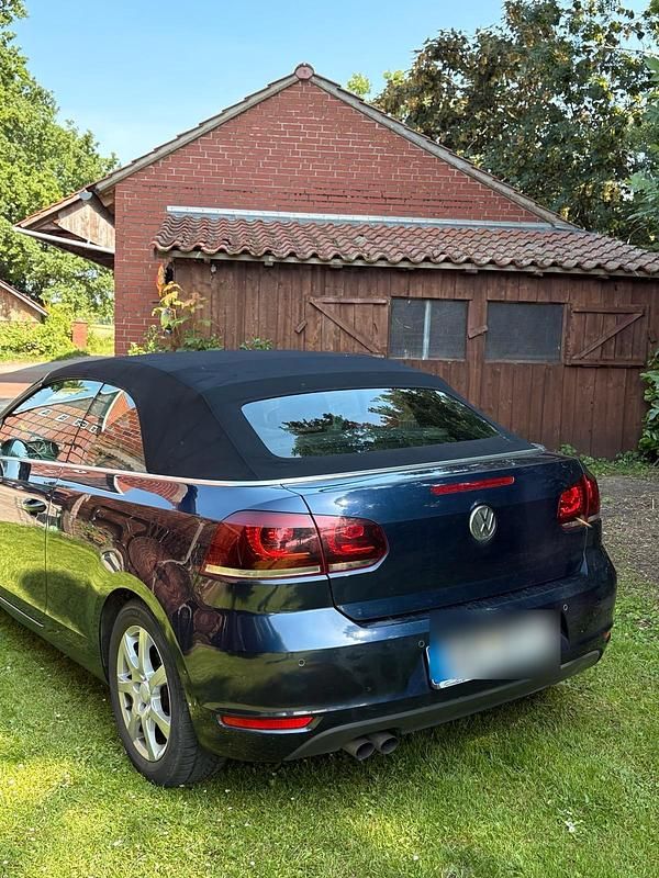 Blau Gebraucht 2012 VW Golf Cabriolet Cabrio | 5.990 € (Fairer Preis) - Bild 1/4