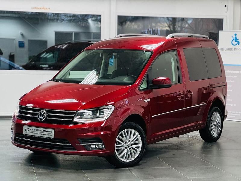 Gebraucht VW Caddy Highline 102 PS (75 kW) 2018 Rot Van / Kleinbus