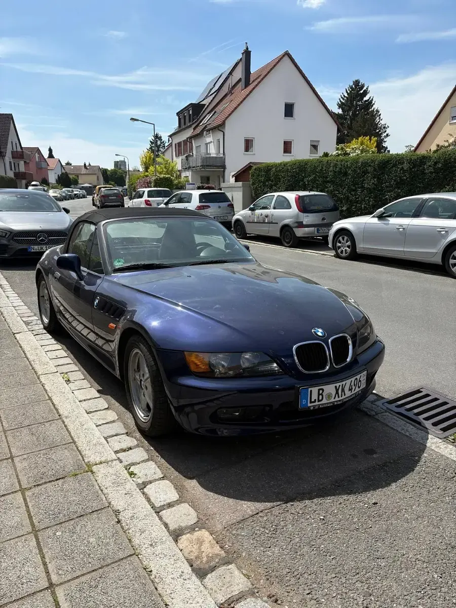 Gebraucht BMW Z3 Sport Line 140 PS (102 kW) 1996 Blau Cabrio