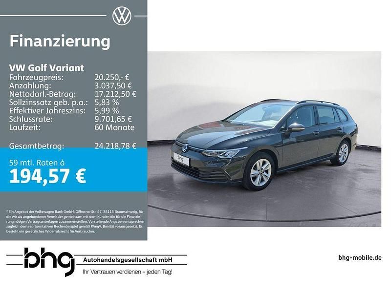 Grau Gebraucht 2022 VW Golf VIII Life Kombi | 20.250 € (Guter Preis) - Bild 1/4