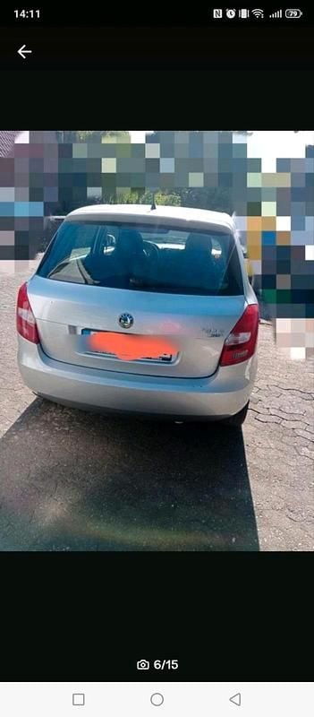 Gebraucht Skoda Fabia 63 PS (46 kW) 2010 Grau Kleinwagen