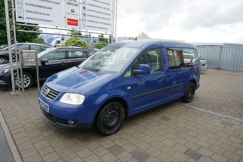 Blau Gebraucht 2009 VW Caddy Maxi Life Life Van / Kleinbus | 3.750 € (Superpreis) - Bild 1/4