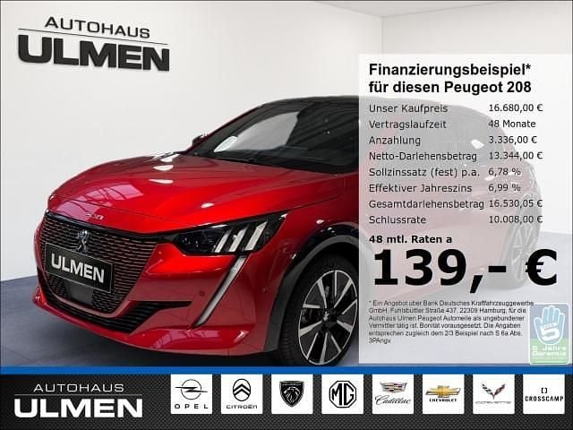 Rot Gebraucht 2021 Peugeot 208 GT Kleinwagen | 16.680 € (Fairer Preis) - Bild 1/4