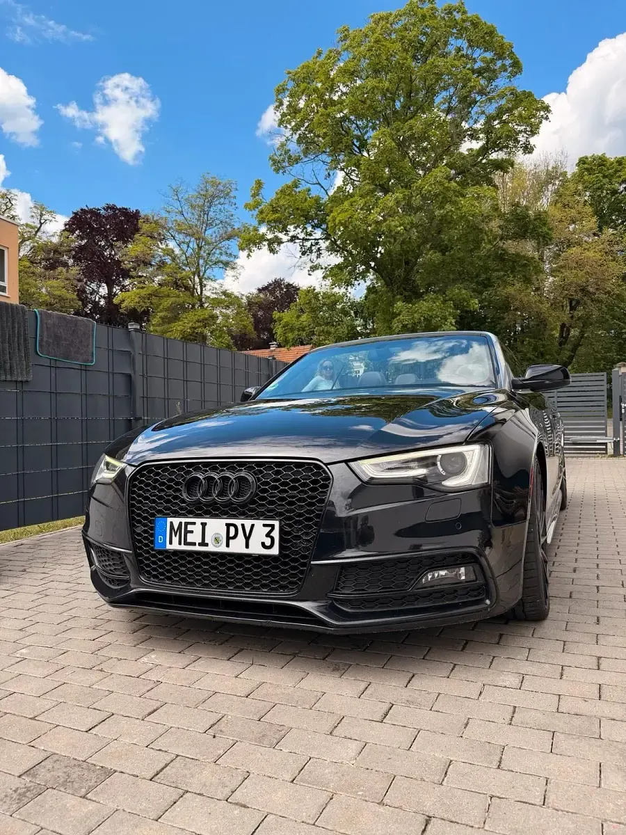 Usata Audi A5 Cabriolet S-Line 170 CV (125 kW) 2013 Nero Cabrio