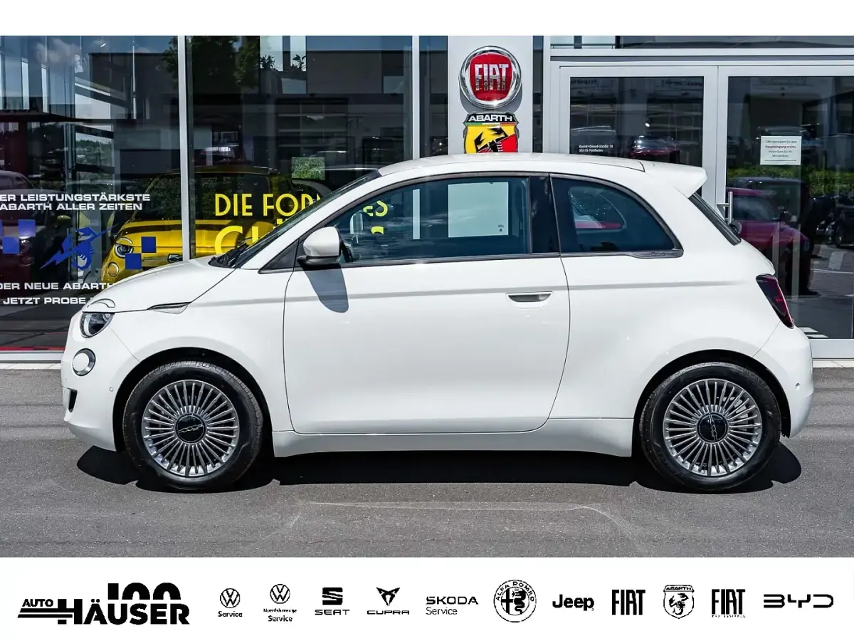 Neu Fiat 500e Icon 86 kW (118 PS) 2026 Weiss Kleinwagen