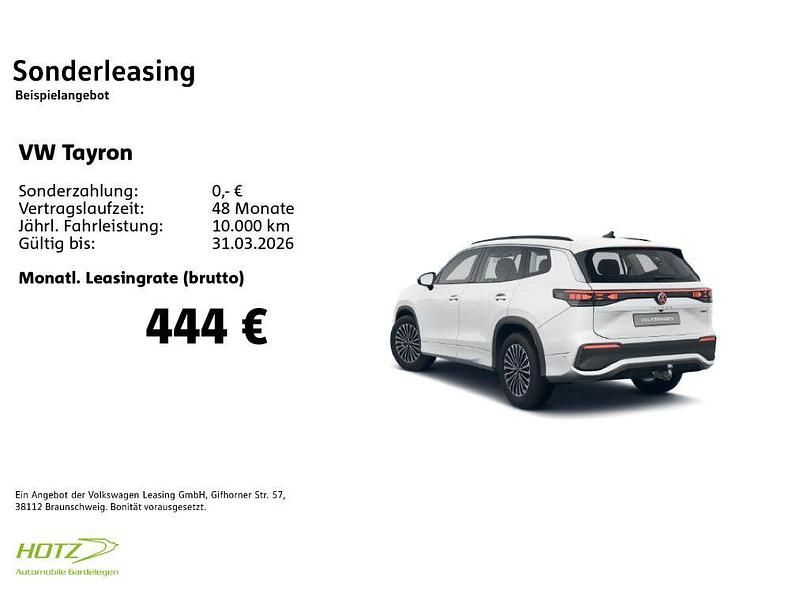 Gebraucht VW Tayron Life 193 PS (141 kW) 2025 Oryxweiß perlmutteffekt SUV