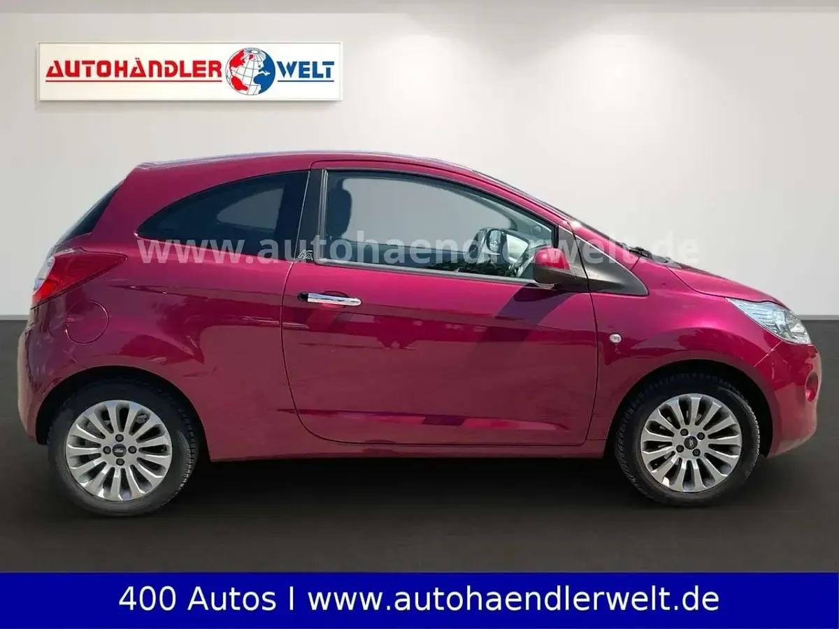 Gebraucht Ford Ka Titanium 69 PS (50 kW) 2011 Rot Kleinwagen