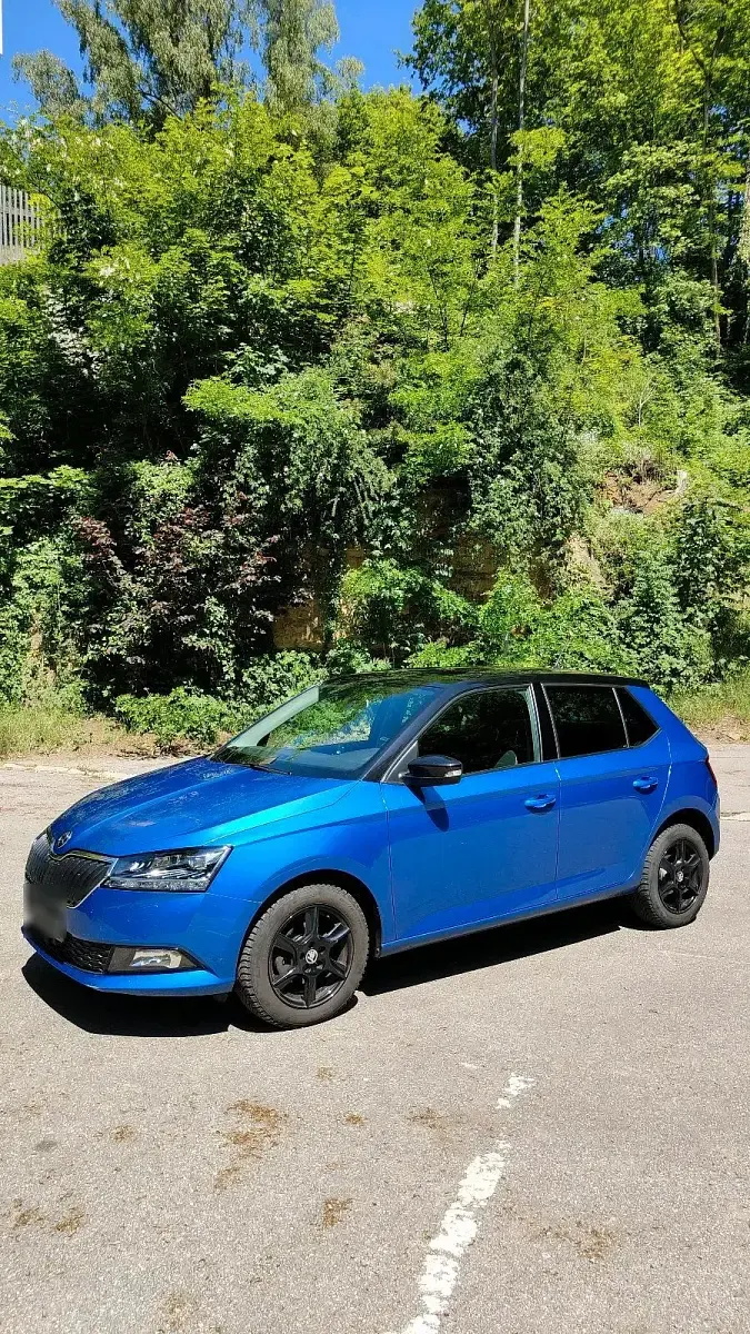Gebraucht Skoda Fabia Style 95 PS (69 kW) 2018 Blau Kleinwagen
