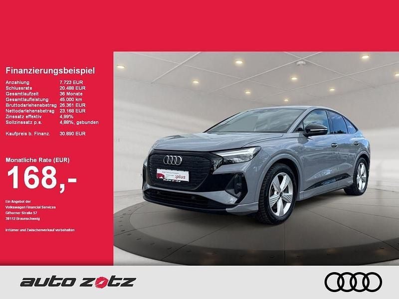 Grau Gebraucht 2022 Audi Q4 Sportback e-tron S-Line SUV | 30.890 € (Guter Preis) - Bild 1/4