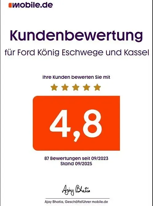 Gebraucht Ford Puma ST 125 PS (91 kW) 2022 Schwarz SUV