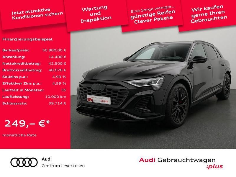 Schwarz Gebraucht 2023 Audi Q8 e-tron Sport SUV | 56.980 € (Teuer) - Bild 1/4