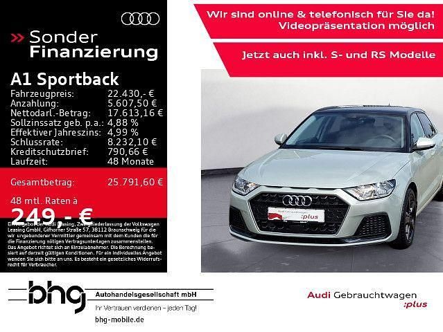 Tausilber metallic Gebraucht 2024 Audi A1 Sportback Advanced Plus Kleinwagen | 22.430 € (Guter Preis) - Bild 1/4