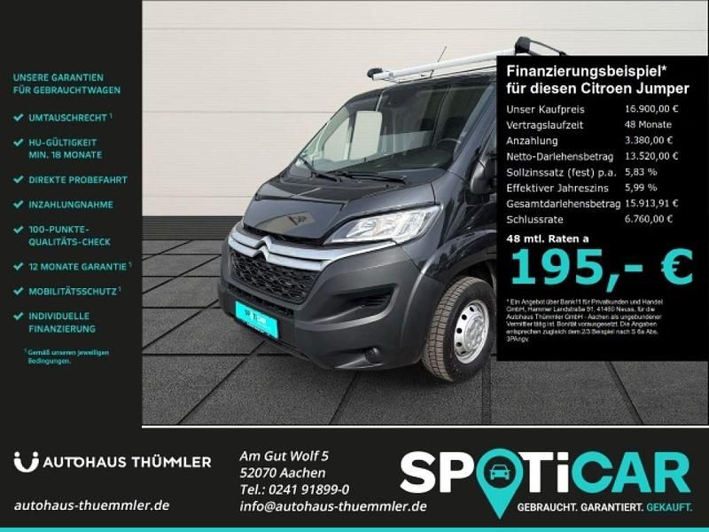 Gebraucht Citroën Jumper Start 140 PS (102 kW) 2021 Lackierung grau graphito/metalliclackie (metallic) Van / Kleinbus