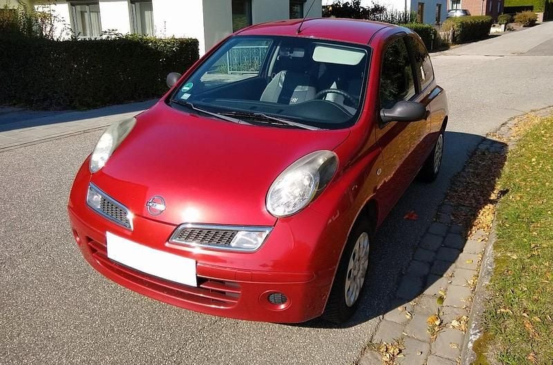 Rot Gebraucht 2009 Nissan Micra Visia Kleinwagen | 1.400 € (Guter Preis) - Bild 1/4