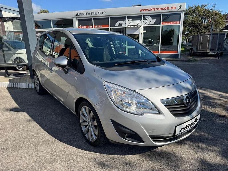 Gebraucht Opel Meriva Edition 101 PS (74 kW) 2010 Silber Van / Kleinbus