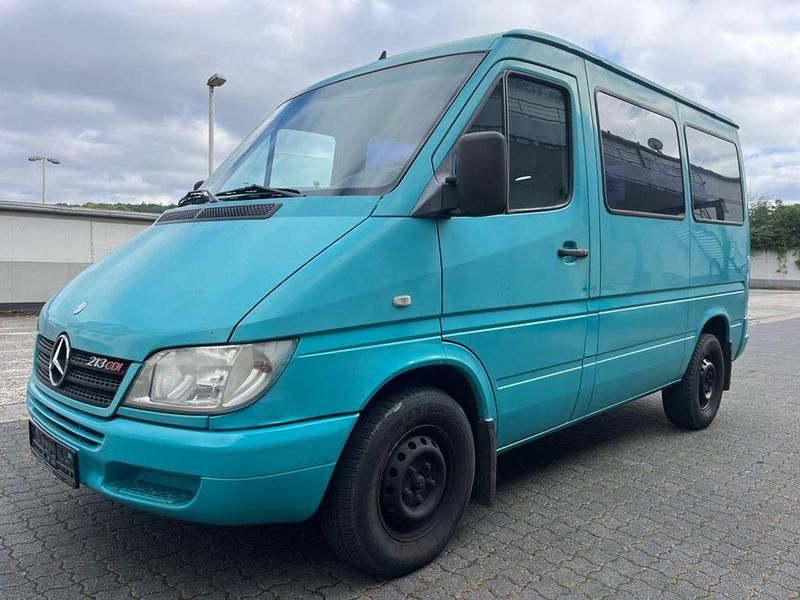 Blau Gebraucht 2003 Mercedes Sprinter Van | 4.390 € (Superpreis) - Bild 1/4