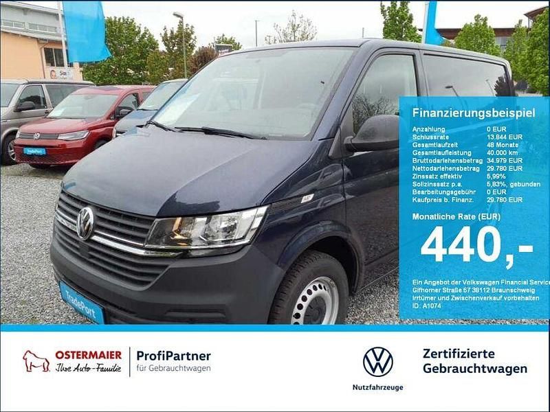 Blau Gebraucht 2021 VW T6.1 Van | 27.400 € (Fairer Preis) - Bild 1/4