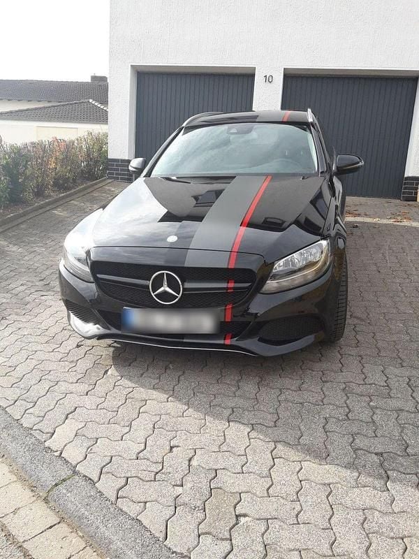 Schwarz Gebraucht 2016 Mercedes C220 Avantgarde Kombi | 12.799 € (Superpreis) - Bild 1/4
