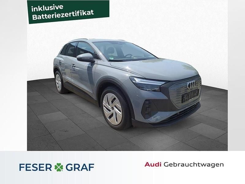 Kieselgrau Gebraucht 2023 Audi Q4 e-tron Advanced SUV | 26.990 € (Fairer Preis) - Bild 1/4