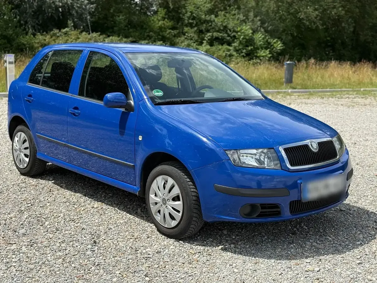 Gebraucht Skoda Fabia 75 PS (55 kW) 2006 Blau Kleinwagen