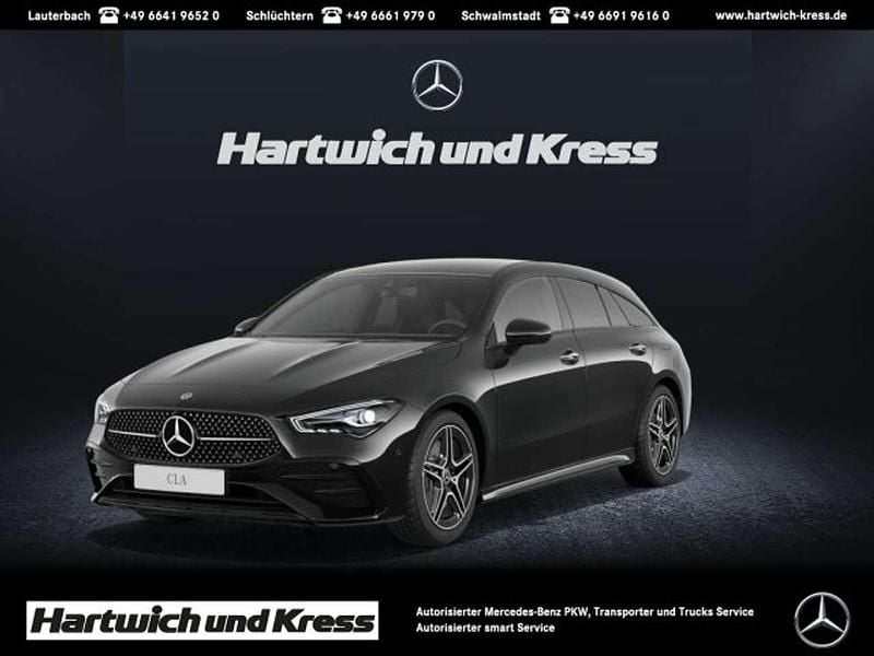 Nachtschwarz unilack Gebraucht 2024 Mercedes CLA250 AMG line Limousine | 37.090 € (Guter Preis) - Bild 1/4