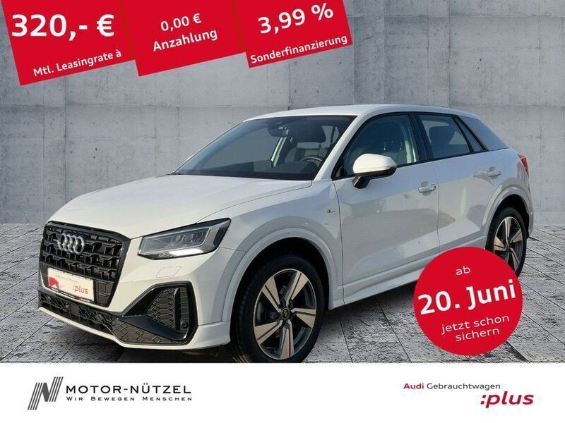 Gletscherweiß metallic Gebraucht 2024 Audi Q2 S-Line SUV | 38.930 € (Etwas zu teuer) - Bild 1/4
