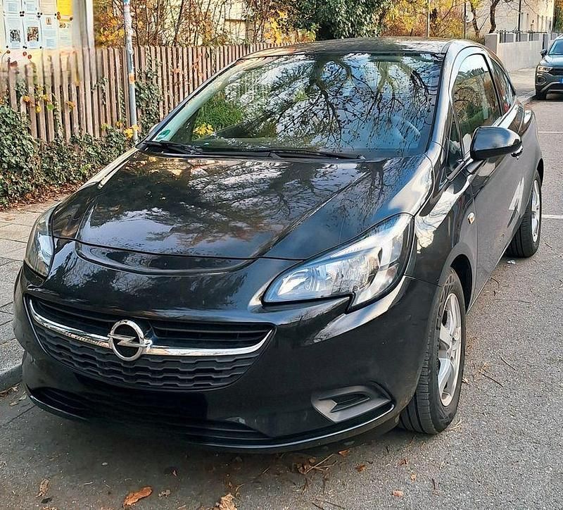 Schwarz Gebraucht 2015 Opel Corsa Edition Kleinwagen | 7.800 € (Fairer Preis) - Bild 1/4