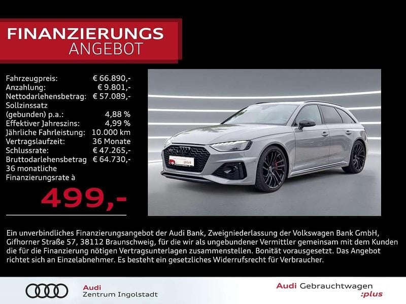 Nardograu Gebraucht 2022 Audi RS4 Ambiente Kombi | 66.890 € (Guter Preis) - Bild 1/3