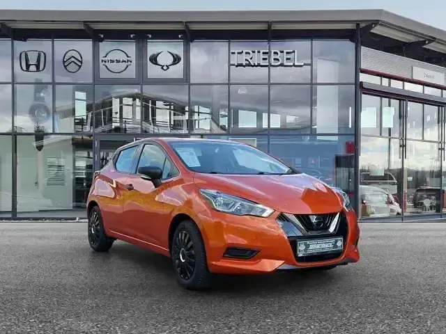 Gebraucht Nissan Micra Visia+ 71 PS (52 kW) 2019 Orange Kleinwagen