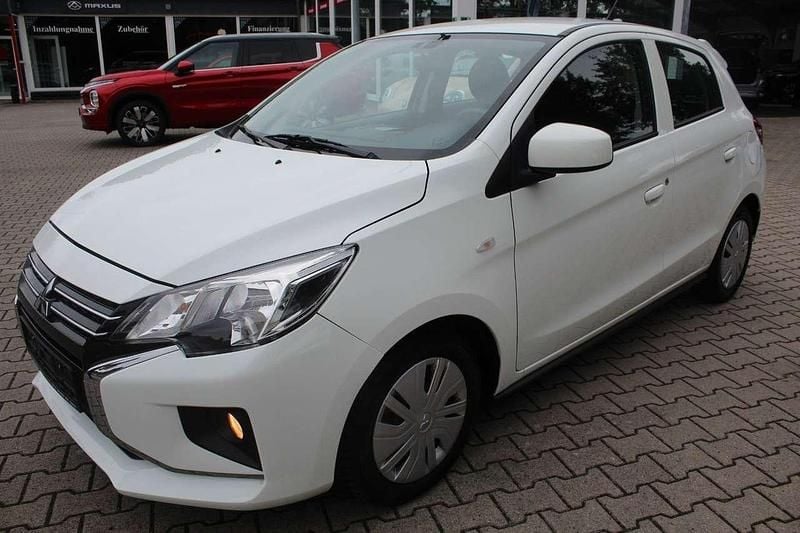 Weiß Gebraucht 2022 Mitsubishi Space Star Select Kleinwagen | 9.990 € (Guter Preis) - Bild 1/4