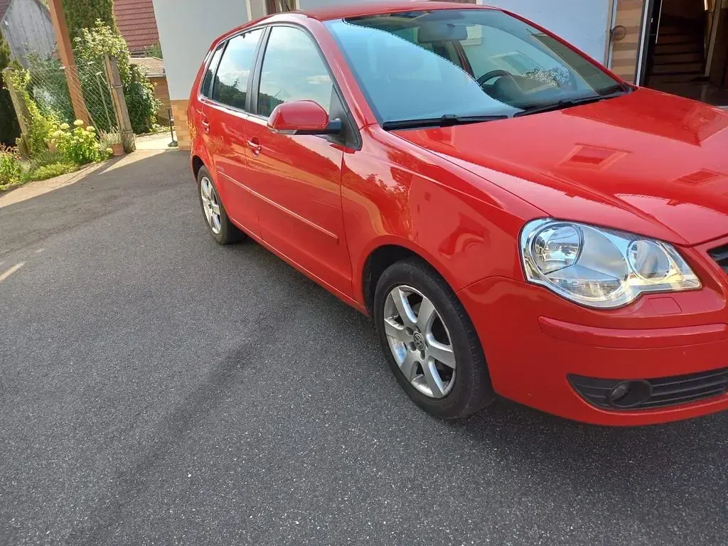 Gebraucht VW Polo United 69 PS (50 kW) 2008 Rot Kleinwagen