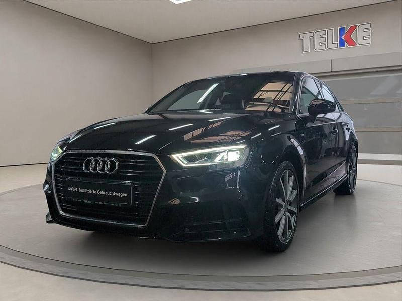Schwarz Gebraucht 2017 Audi A3 S-Line Limousine | 18.490 € (Superpreis) - Bild 1/4